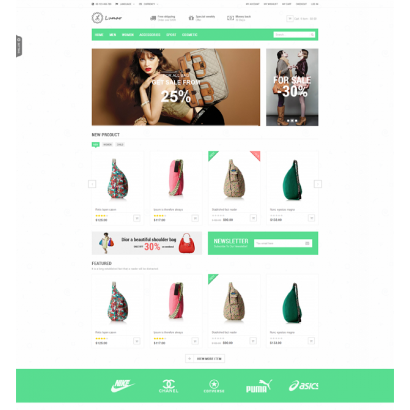 SNS Lunar - Premium Responsive Magento Theme