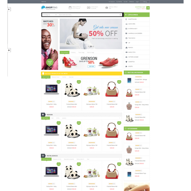 Ves Shopping - Magento Theme