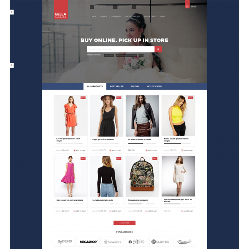 Ves Bella - Magento Theme