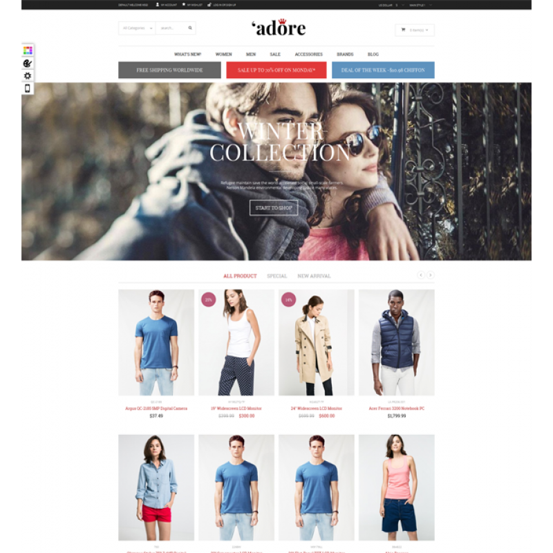 Responsive Magento Theme - Adore