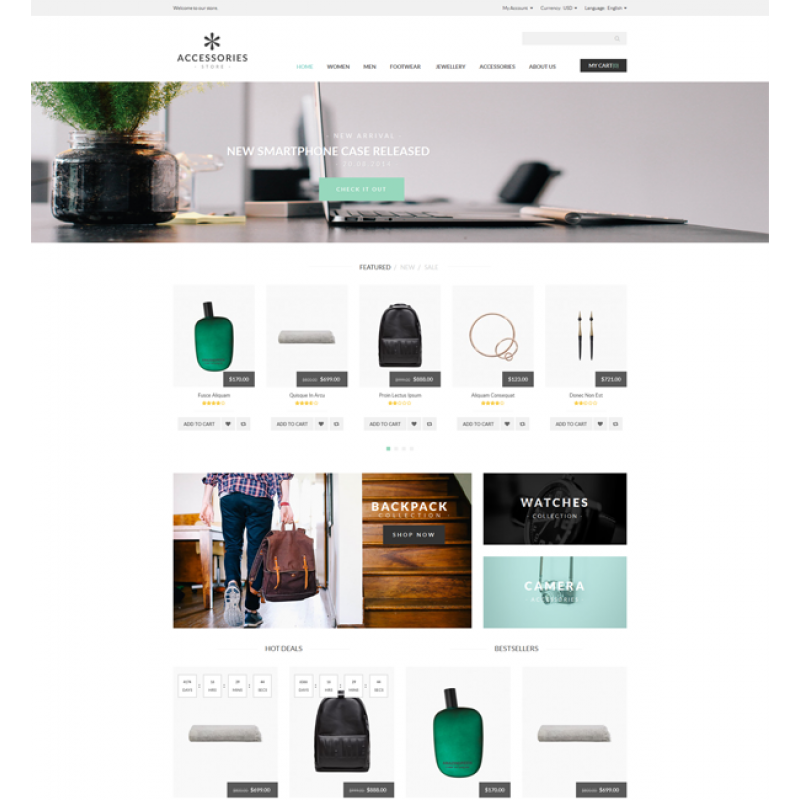 MA Accessories Responsive Magento Theme