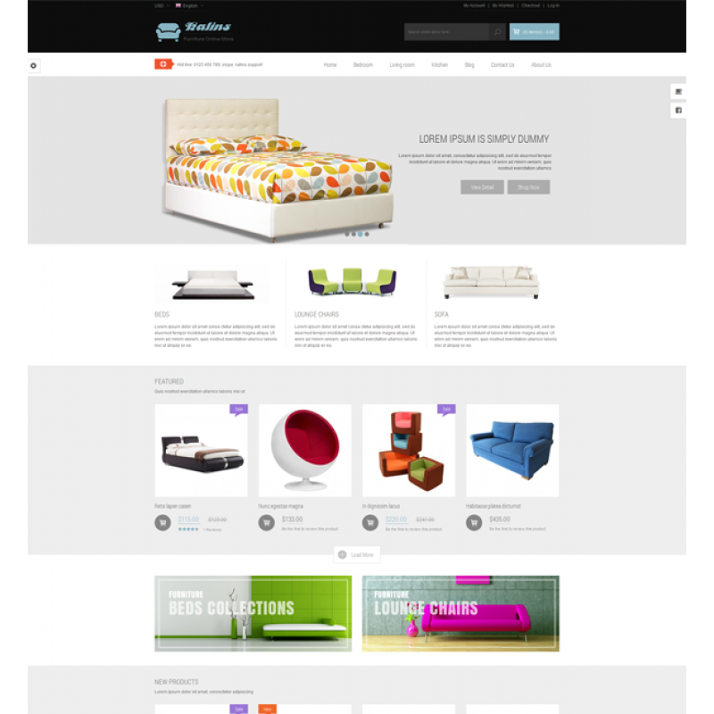 SNS Kalins - Premium Responsive Magento Theme