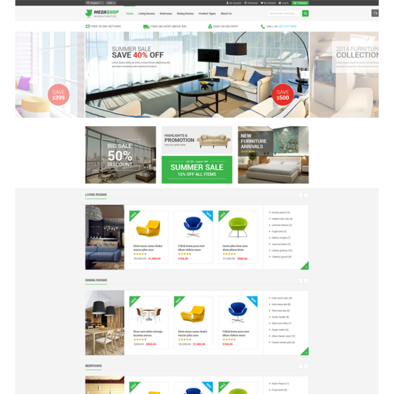 Megashop - Multipurpose Responsive Magento Theme