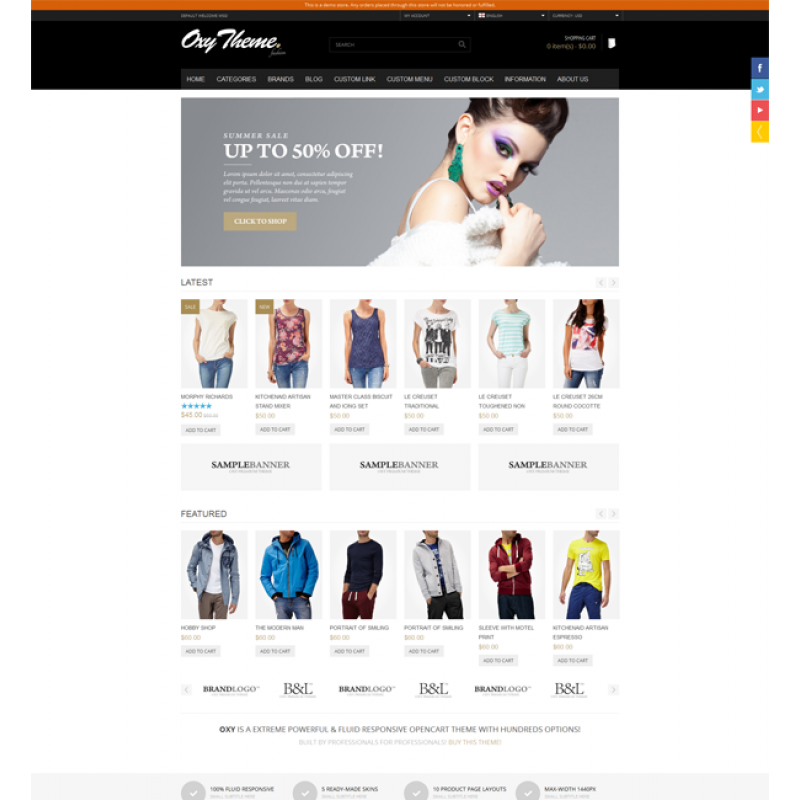 OXY - Multi-Purpose Responsive Magento Theme