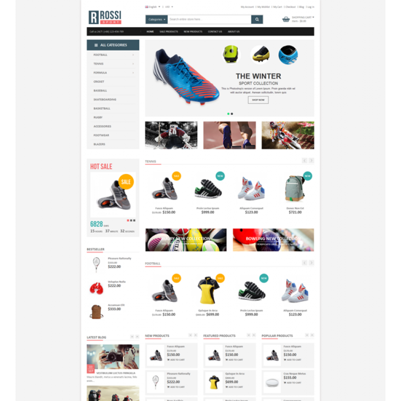 ROSSI - Responsive Magento Theme