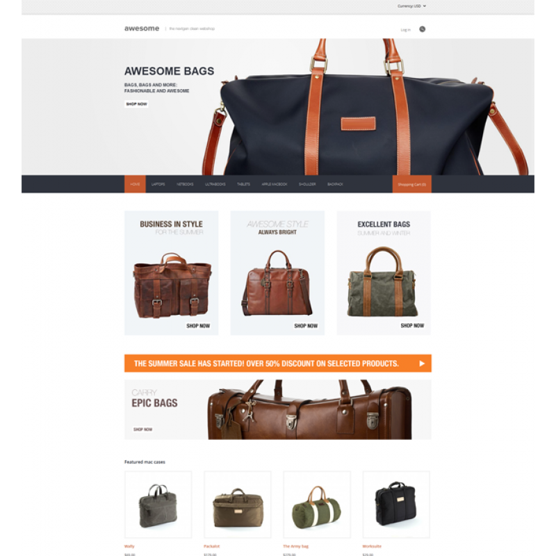 Multi - a Multi-purpose Magento Theme