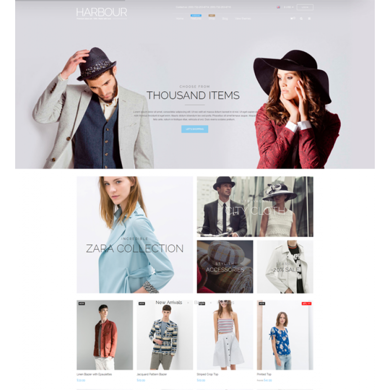 Harbour - Responsive Magento Theme