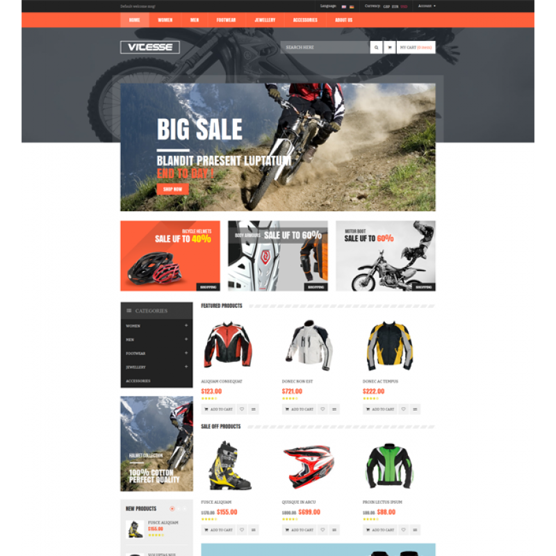 Vitesse - Responsive Multi Store Magento Theme 