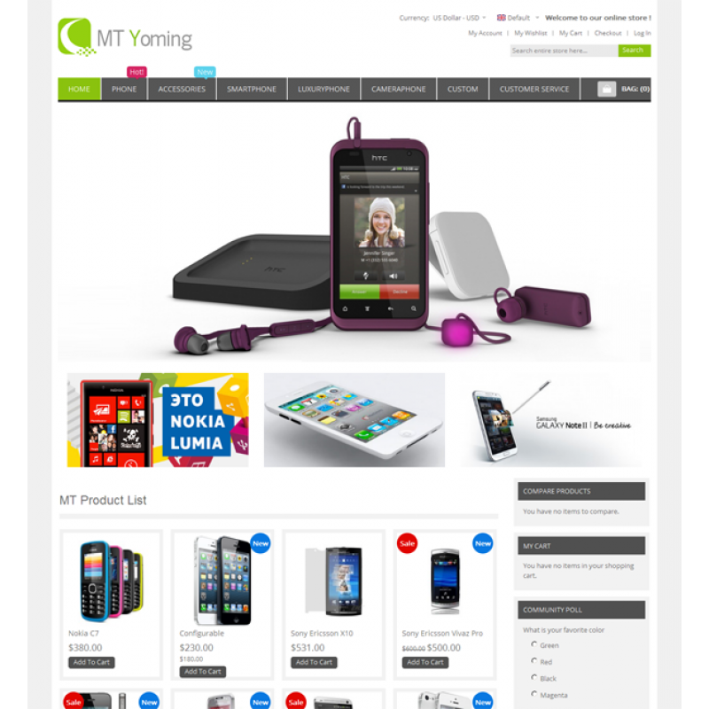 Yoming - Technology Responsive Magento Theme
